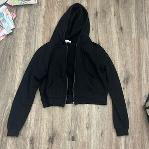 full tilt zip up hoodie in black